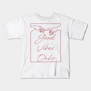 Good Vibes - Red Kids T-Shirt